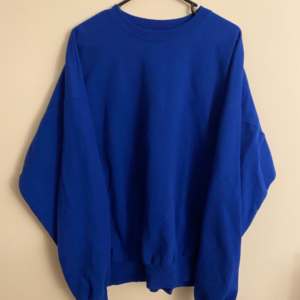 royal blue crew neck 2x